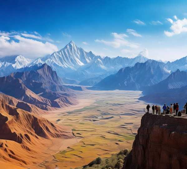 穿越大西北秘境，全景旅游路线深度解析,探寻大西北的壮美风光——深度解析大西北旅游路线,秘境旅游,第1张