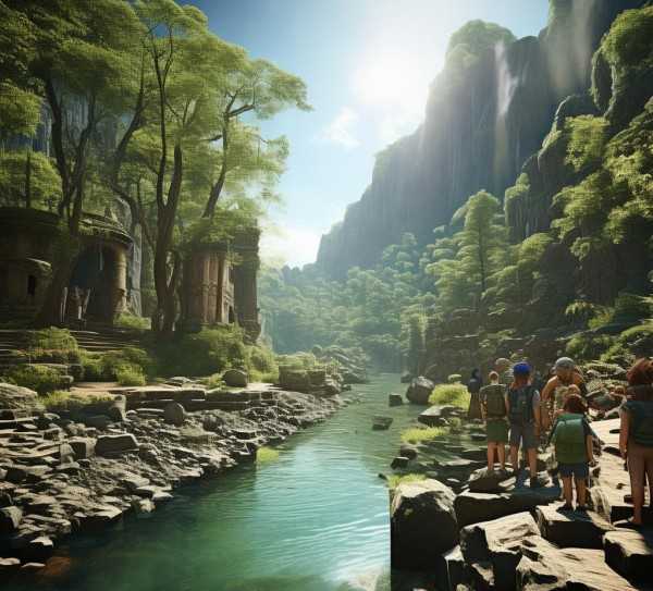 国家AAAA景区魅力探秘，自然与人文的和谐交响,探寻国家AAAA旅游景区的魅力，自然与人文的融合,西安,第1张