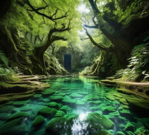 神泉生态旅游景区，大自然的绿色秘境探秘,探秘神泉生态旅游景区，大自然的绿色瑰宝,山水画卷,第1张