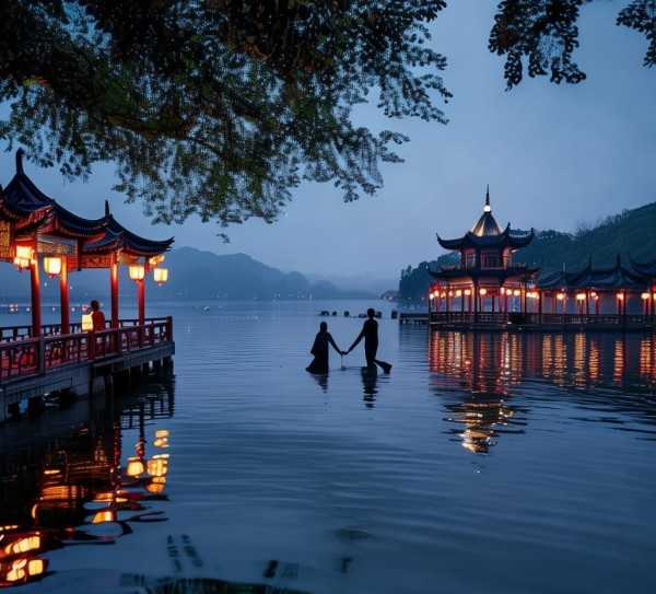 漫步西湖，邂逅杭州浪漫风情,探寻杭州之美，一场浪漫的西湖之旅,水乡,回忆,第1张