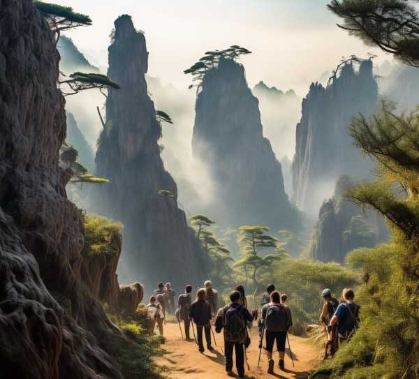 黄山奇松怪石之旅，自然之美深度体验,黄山旅游团，探秘奇松怪石，体验自然之美,游客体验,旅游团,第1张