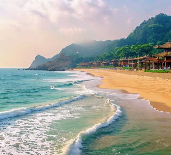 东戴河,北国海滨休闲胜地,海韵风情尽享之旅,旅游胜地,历史文化,第1张 东戴河,北国海滨休闲胜地,海韵风情尽享之旅,东戴河旅游景区,北国海滨的休闲胜地,尽享海韵风情,旅游胜地,历史文化,第1张