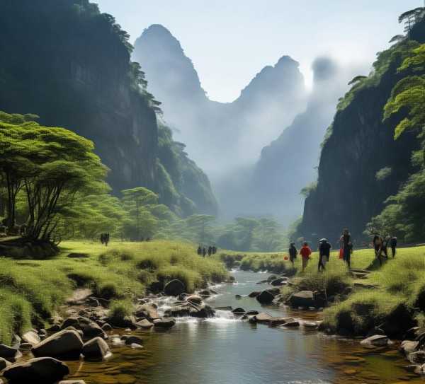 龙口南山，山水画卷中的休闲秘境之旅,探秘龙口南山旅游景区，山水画卷中的休闲天堂,旅游胜地,山水画卷,旅游景区,第1张