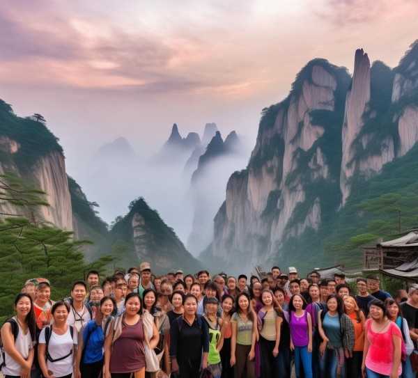 黄山二日游，奇松怪石，感受自然奇观之旅,黄山旅游团报名二日游，领略奇松怪石，感受大自然之美,旅游胜地,旅游团,第1张