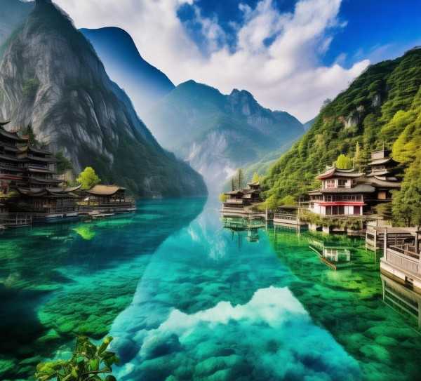 九华天池，自然奇观与人文荟萃的旅游仙境,九华天池，自然奇观与人文荟萃的旅游胜地,历史文化,旅游胜地,旅游景区,第1张
