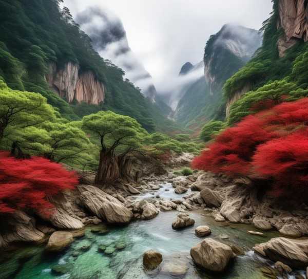 井冈山，红色足迹下的自然秘境之旅,井冈山，红色之旅中的自然奇观与革命精神交融之地,历史文化,旅游胜地,旅游景区,第1张