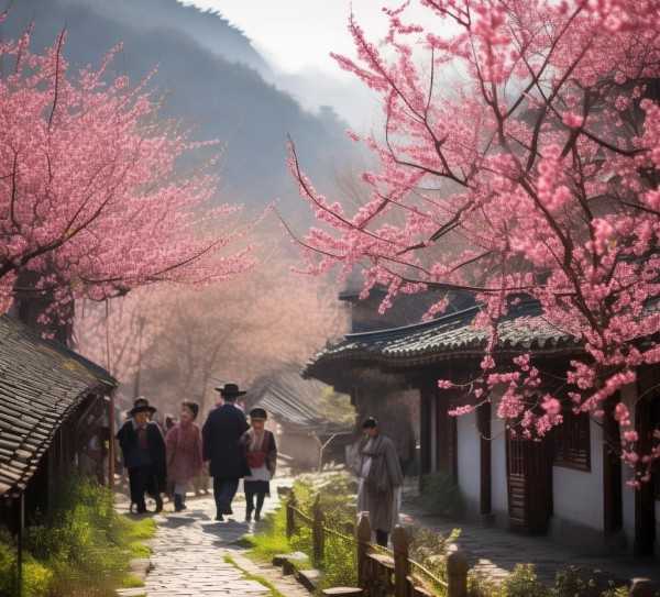 杏花春雨下杏花村，古韵风情之旅,探寻古韵，邂逅杏花村旅游景区的春日风情,历史文化,旅游胜地,旅游景区,第1张