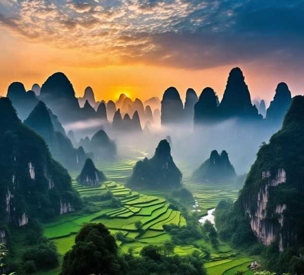 贵州兴义，五大必游景区，探寻神秘之旅,探秘贵州兴义，盘点这座城市的五大必游旅游景区,旅游胜地,旅游景区,山水画卷,第1张