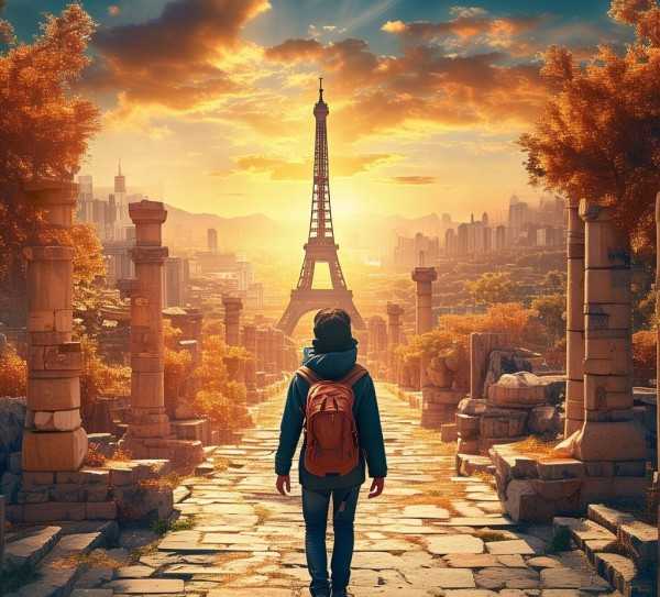 漫步历史足迹，著名旅游景点魅力之旅,探寻著名旅游景点的魅力之旅,历史文化,神秘,山水画卷,第1张