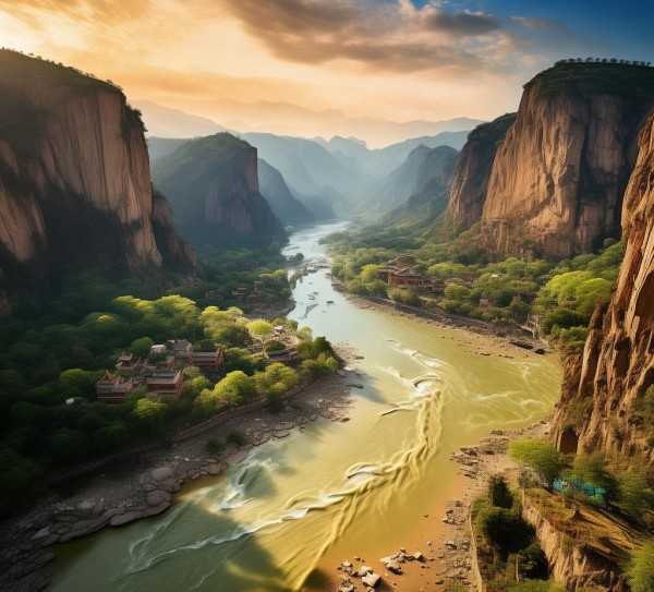 三门峡，黄河魂魄下的中原风光之旅,探秘三门峡，领略黄河之魂，畅游中原美景,历史文化,回忆,探索,第1张