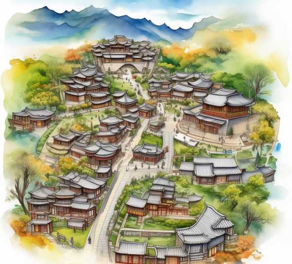 丽江古城探秘之旅，漫步纳西风情，领略古城韵味,丽江旅游路线图，探寻古城韵味，漫步纳西风情,回忆,旅游路线,第1张