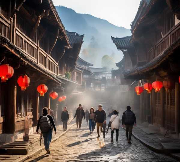 丽江古城，韵味古城魅力之旅,丽江旅游景区，探寻千年古城的魅力与韵味,历史文化,旅游胜地,旅游景区,第1张