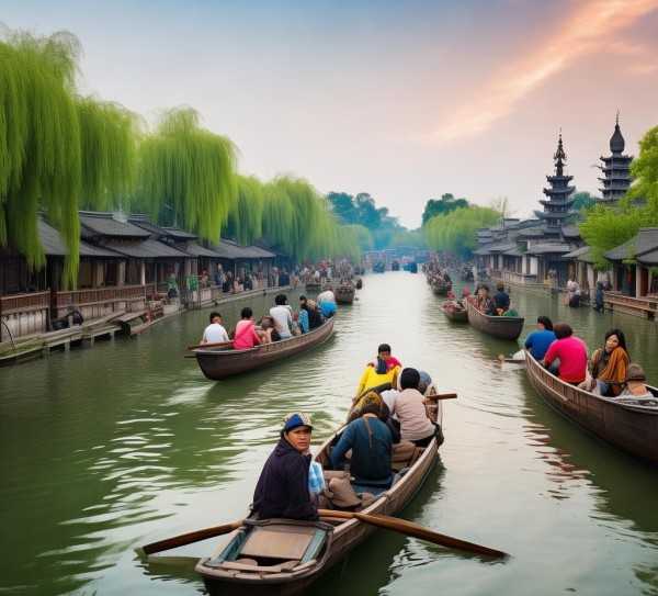 江南水乡风情之旅，畅游靖江，探寻独特魅力,畅游靖江，感受江南水乡的独特魅力—靖江旅游团之旅,历史文化,旅游团,水乡,第1张